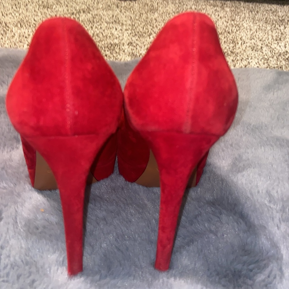 Gorgeous Deep Red Suede Alaia Pumps!! SZ 6 - Picture 3 of 6